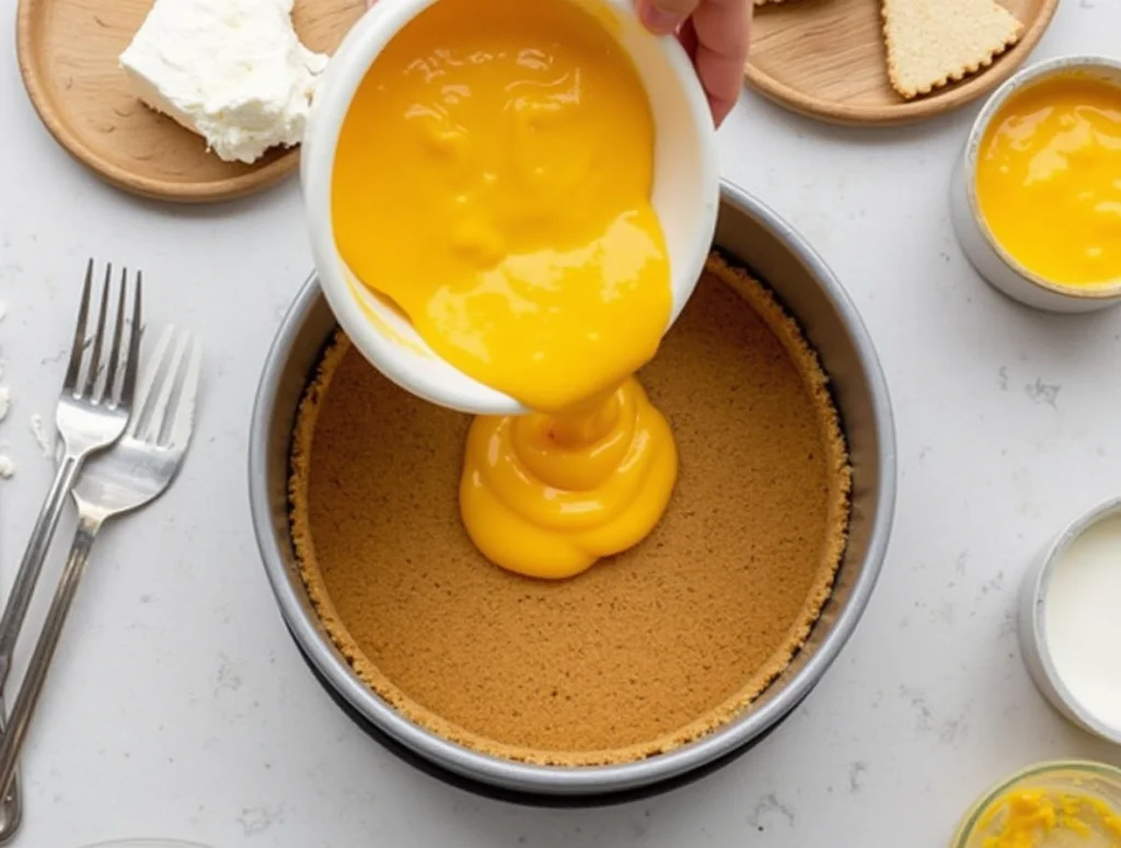 mango cheesecake batter