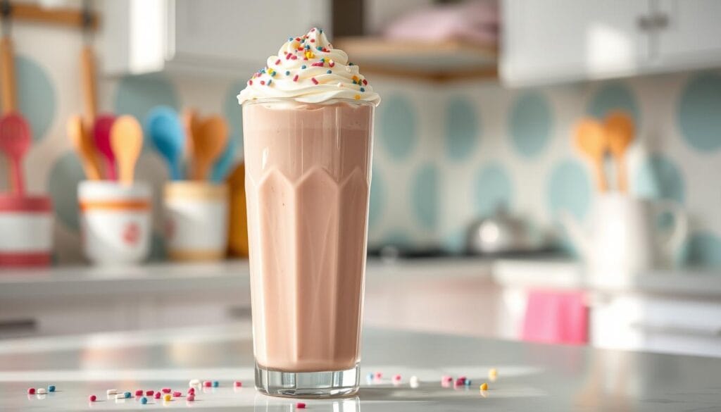 pink chocolate milk recipe is perfect for birthday parties