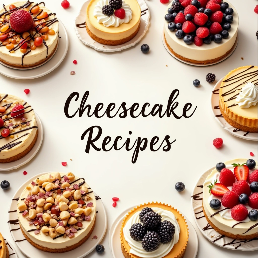 Cheesecake Recipes cover board