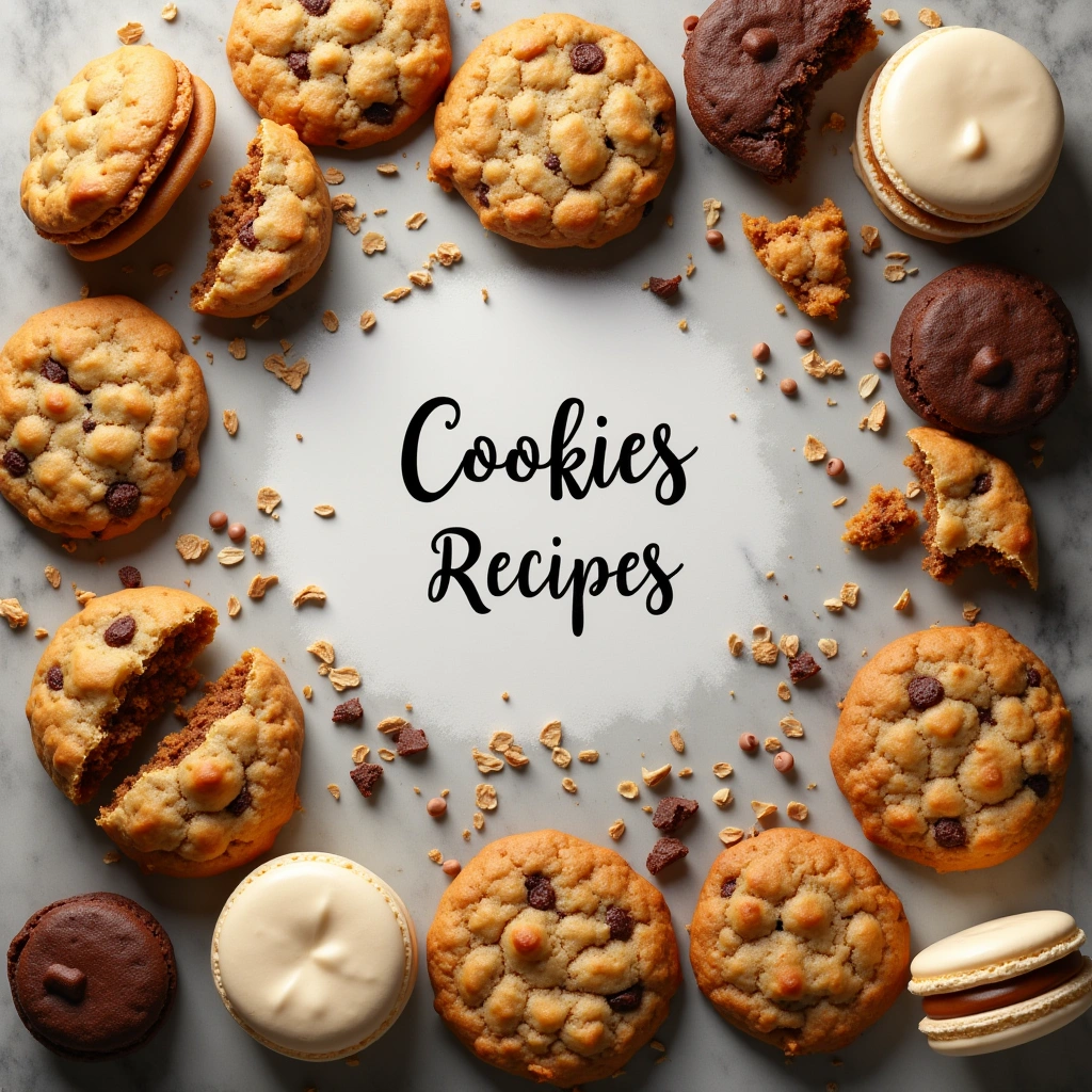 cookies recipes cover board